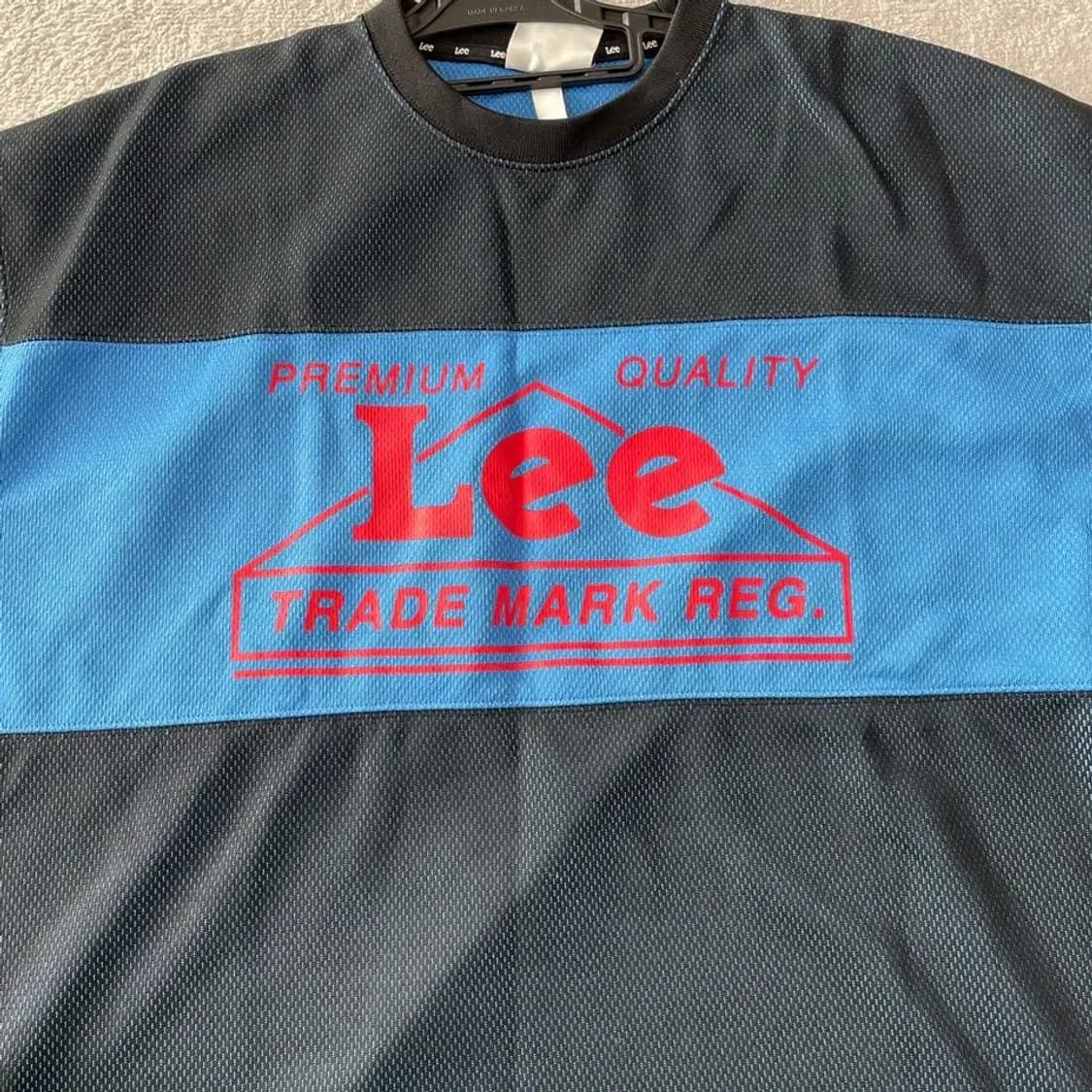 LEE 하우스 로고 매쉬 럭비 져지 L 상품이미지4