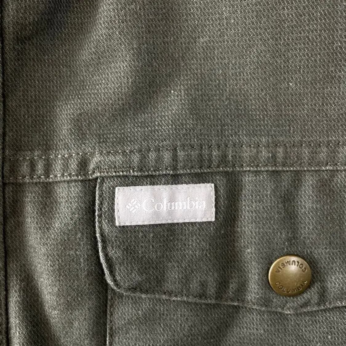 L 컬럼비아 헤비코튼 기모 워크셔츠 100 고프코어 상품이미지5