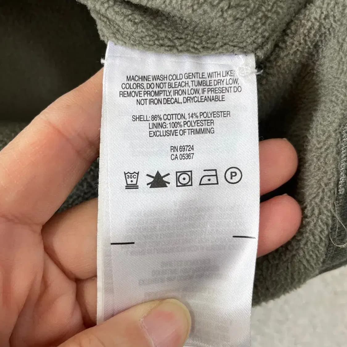 L 컬럼비아 헤비코튼 기모 워크셔츠 100 고프코어 상품이미지6