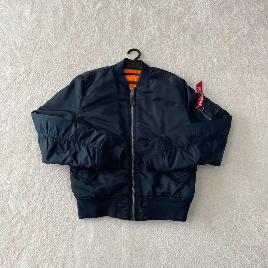 L 알파인더스트 MA1 네이비 봄버 자켓 상품이미지1