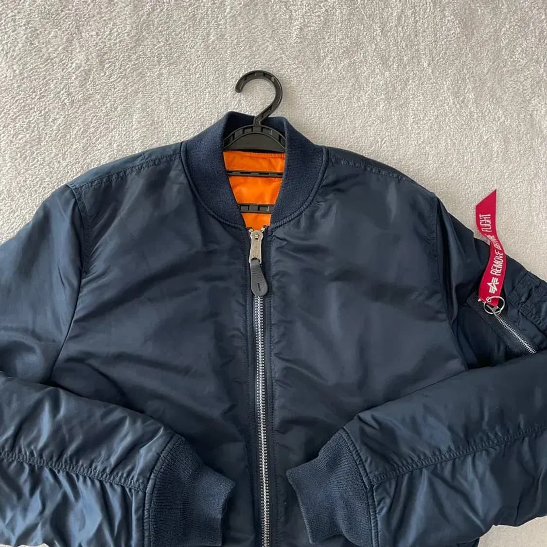 L 알파인더스트 MA1 네이비 봄버 자켓 상품이미지2