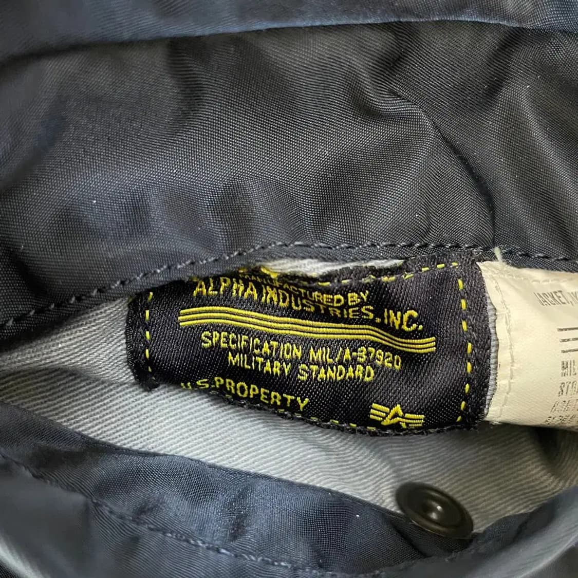 L 알파인더스트 MA1 네이비 봄버 자켓 상품이미지5