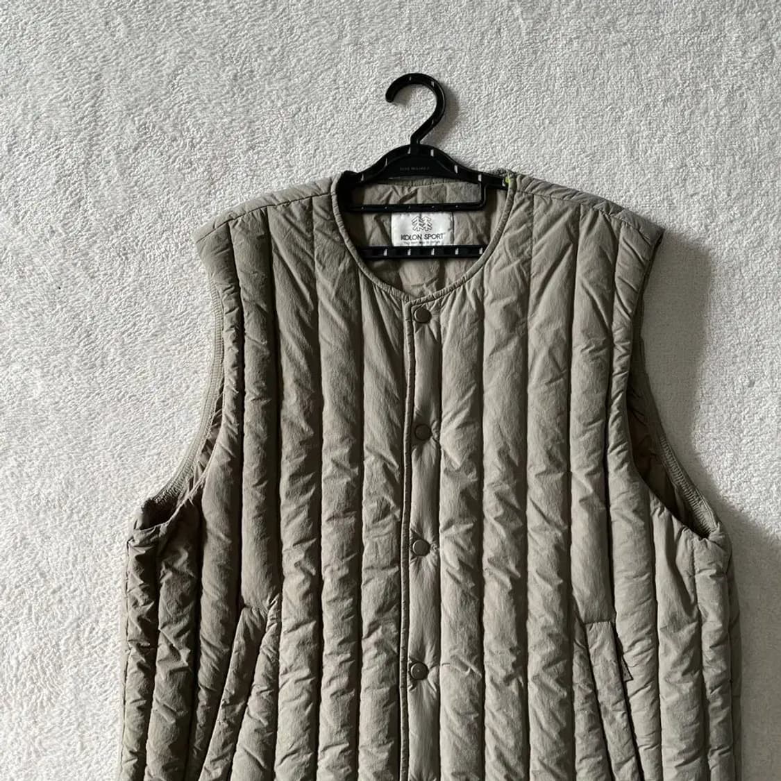 XXXL 코오롱 남성 구스다운 패딩조끼 115 빅사이즈 상품이미지2