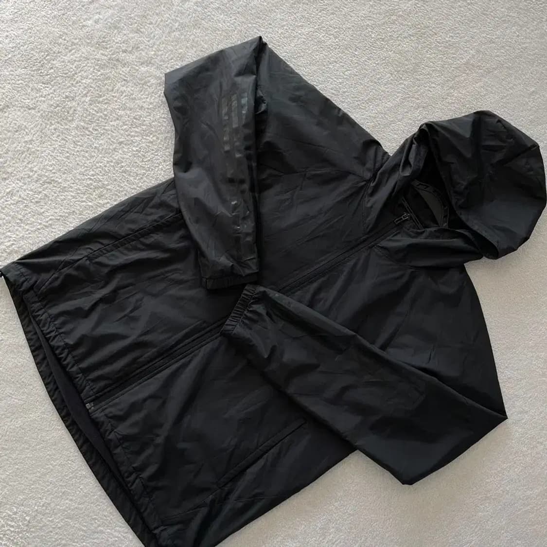 L 아디다스 기모 윈드 바람막이 자켓 100 상품이미지3