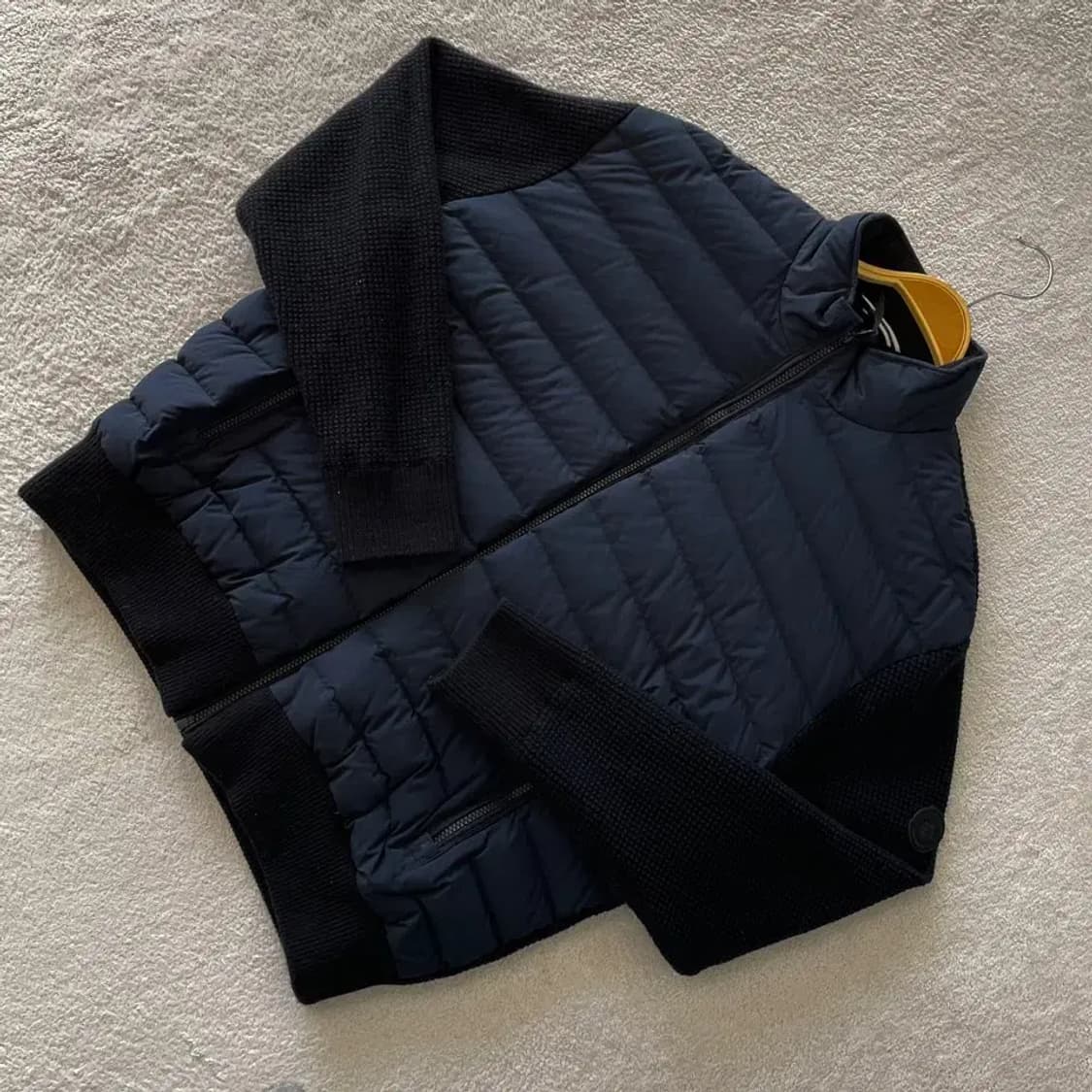 XXXL 코오롱 남성 구스다운 니트패딩 빅사이즈 110 상품이미지3