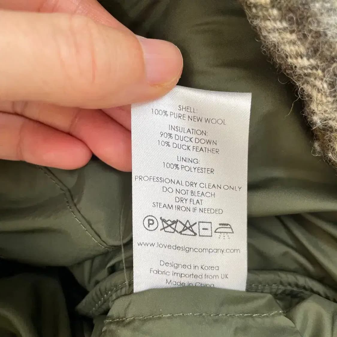 LYSM 러브유쏘머치 아브라함문 체크 다운 패딩 상품이미지7