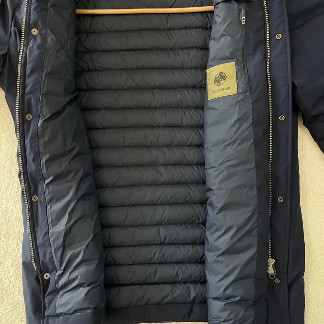 XXXL 코오롱 남성 다운 패딩코트 빅사이즈 상품이미지8