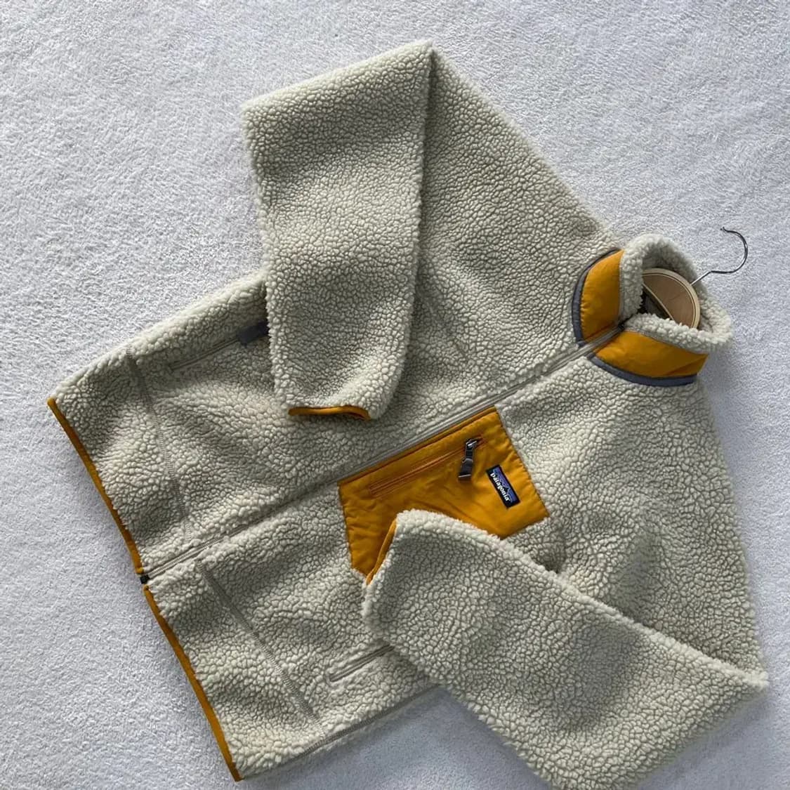 S 파타고니아 레트로X 펠리컨 골드 후리스 자켓 상품이미지3