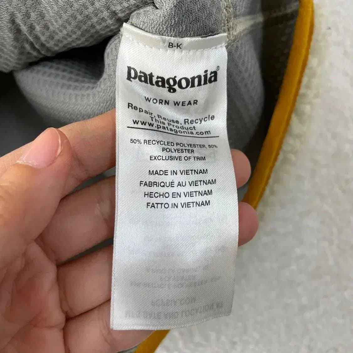 S 파타고니아 레트로X 펠리컨 골드 후리스 자켓 상품이미지6