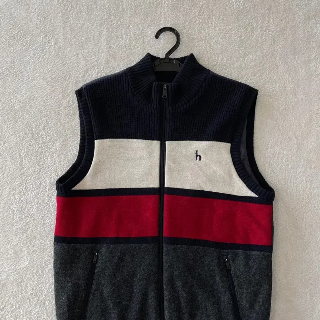 L 헤지스 남성 방풍패딩조끼 자켓 100 상품이미지2