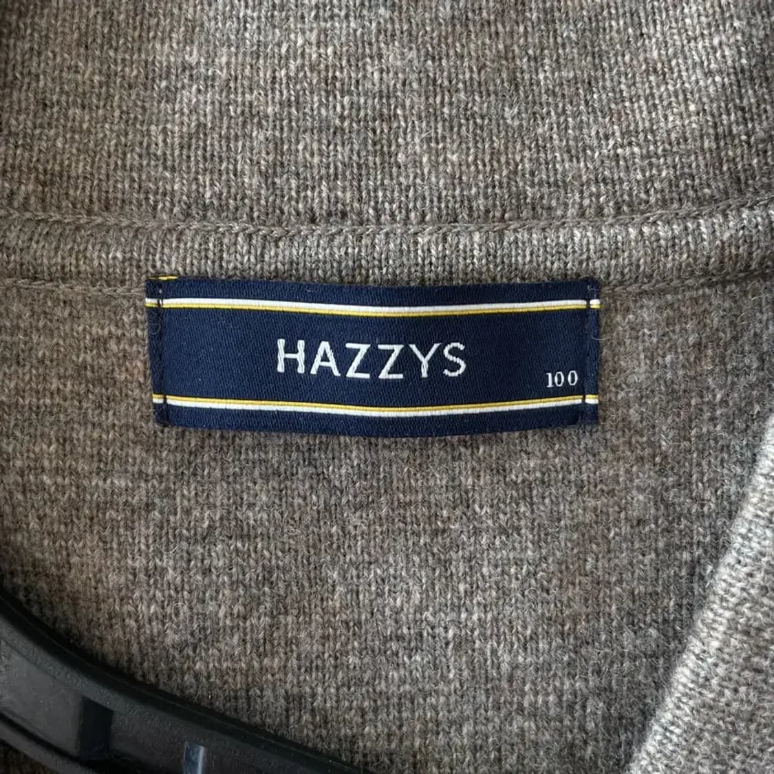 L 헤지스 신형 울 니트조끼 가디건 집업 100 남성 상품이미지4