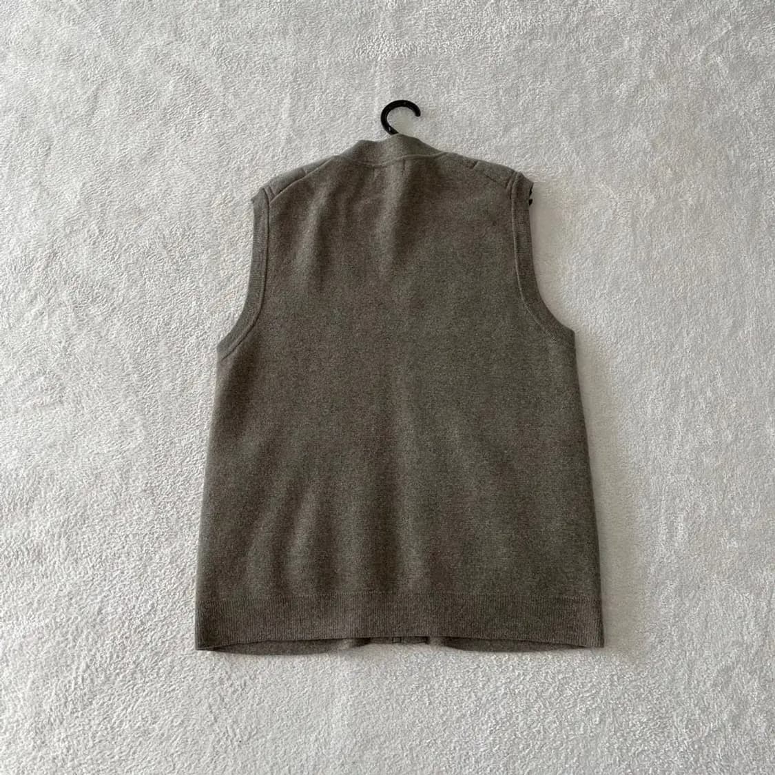 L 헤지스 신형 울 니트조끼 가디건 집업 100 남성 상품이미지7