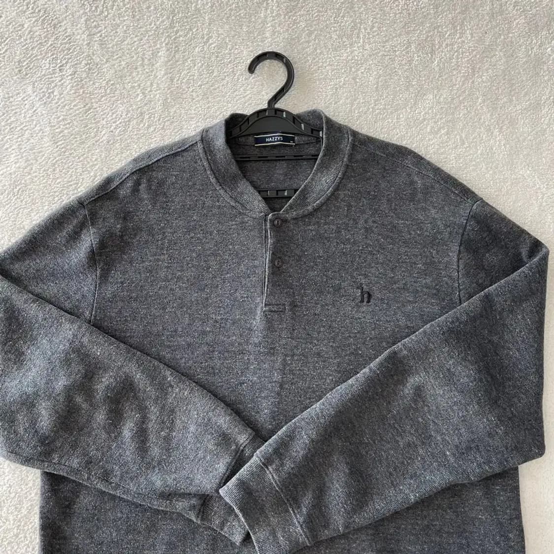 XXL 헤지스 남성 2023 헨리넥 니트 110 상품이미지2