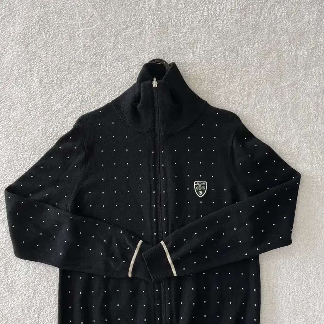 95 라코스테 여성 울 니트집업 자켓 상품이미지2