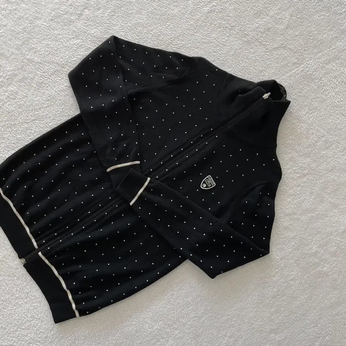 95 라코스테 여성 울 니트집업 자켓 상품이미지3