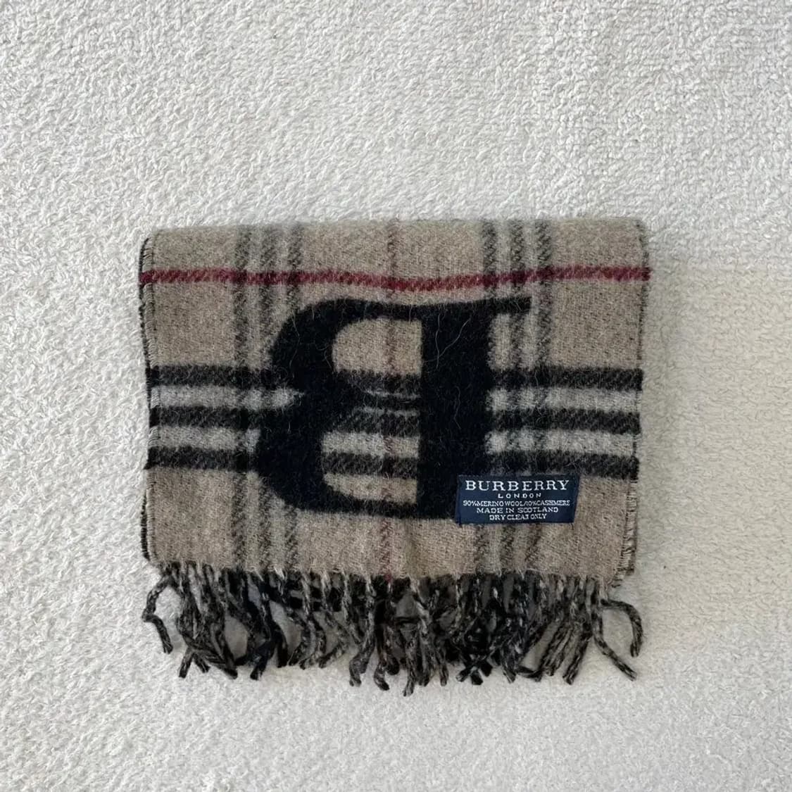 버버리 양면 울캐시미어 머플러 목도리 상품이미지1