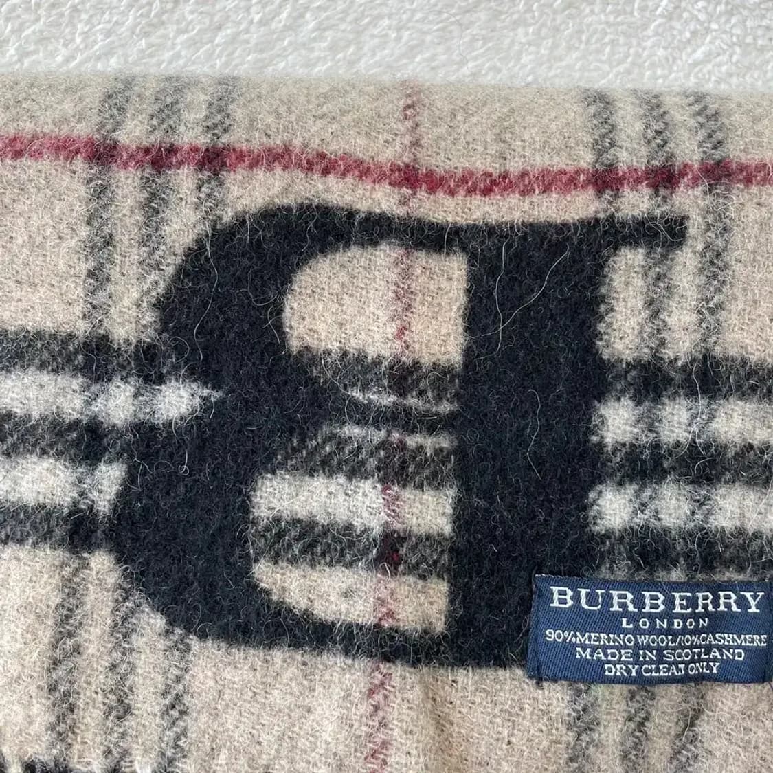 버버리 양면 울캐시미어 머플러 목도리 상품이미지2
