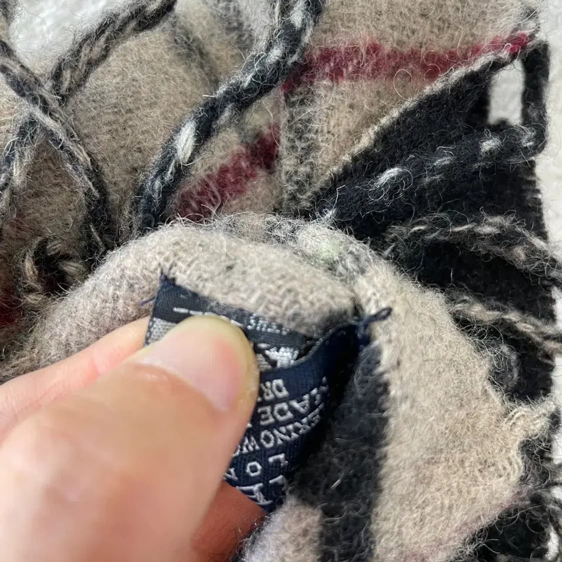 버버리 양면 울캐시미어 머플러 목도리 상품이미지4