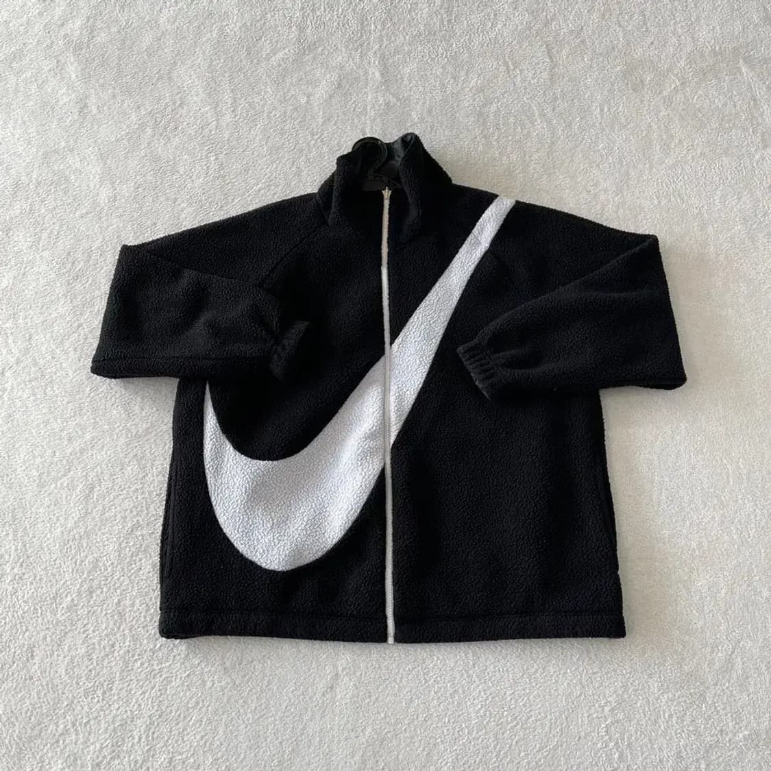 L 나이키 NSW 양면 빅스우시 후리스 자켓 100 상품이미지1