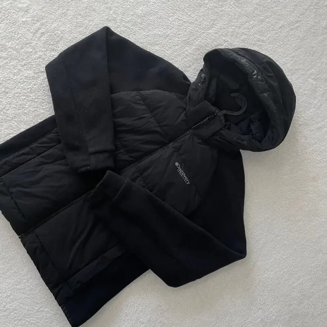 95 디스커버리 여성 구스다운 후리스 패딩자켓 상품이미지3