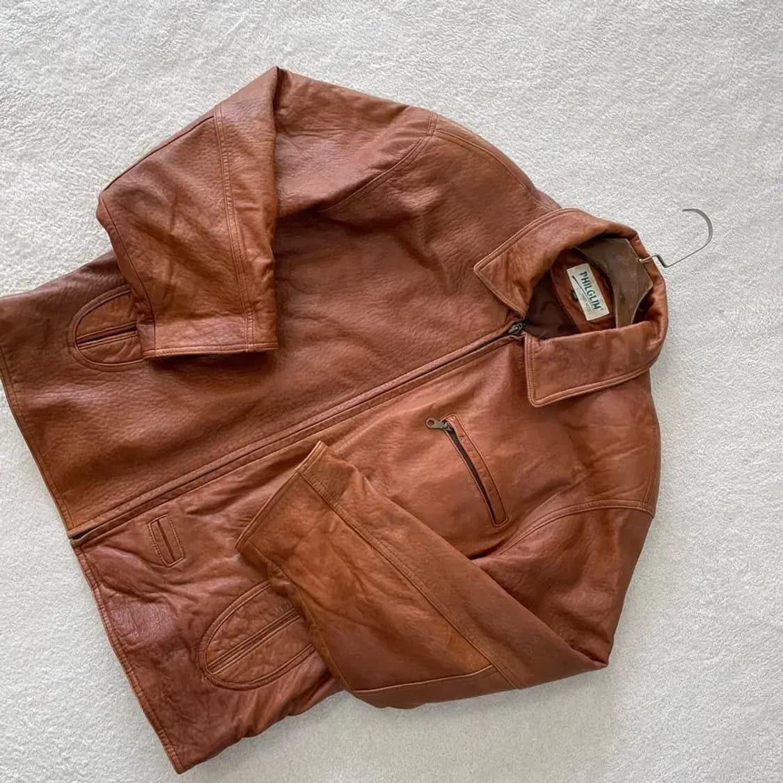 [XL] 90'S 빈티지 양가죽 레더자켓 105 상품이미지3
