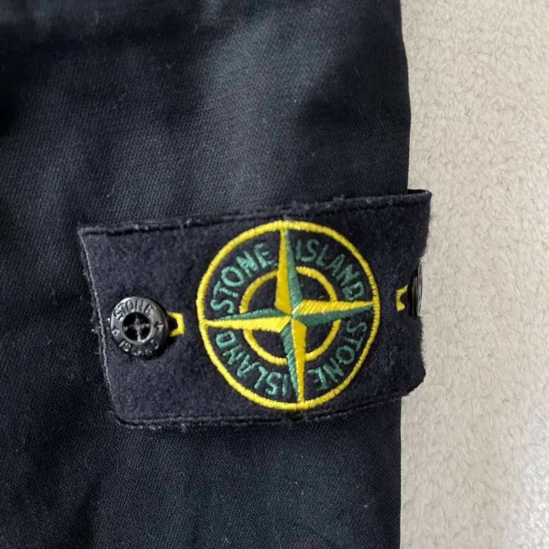 30 스톤아일랜드 카고 가먼트다이 블랙 팬츠 바지 상품이미지4