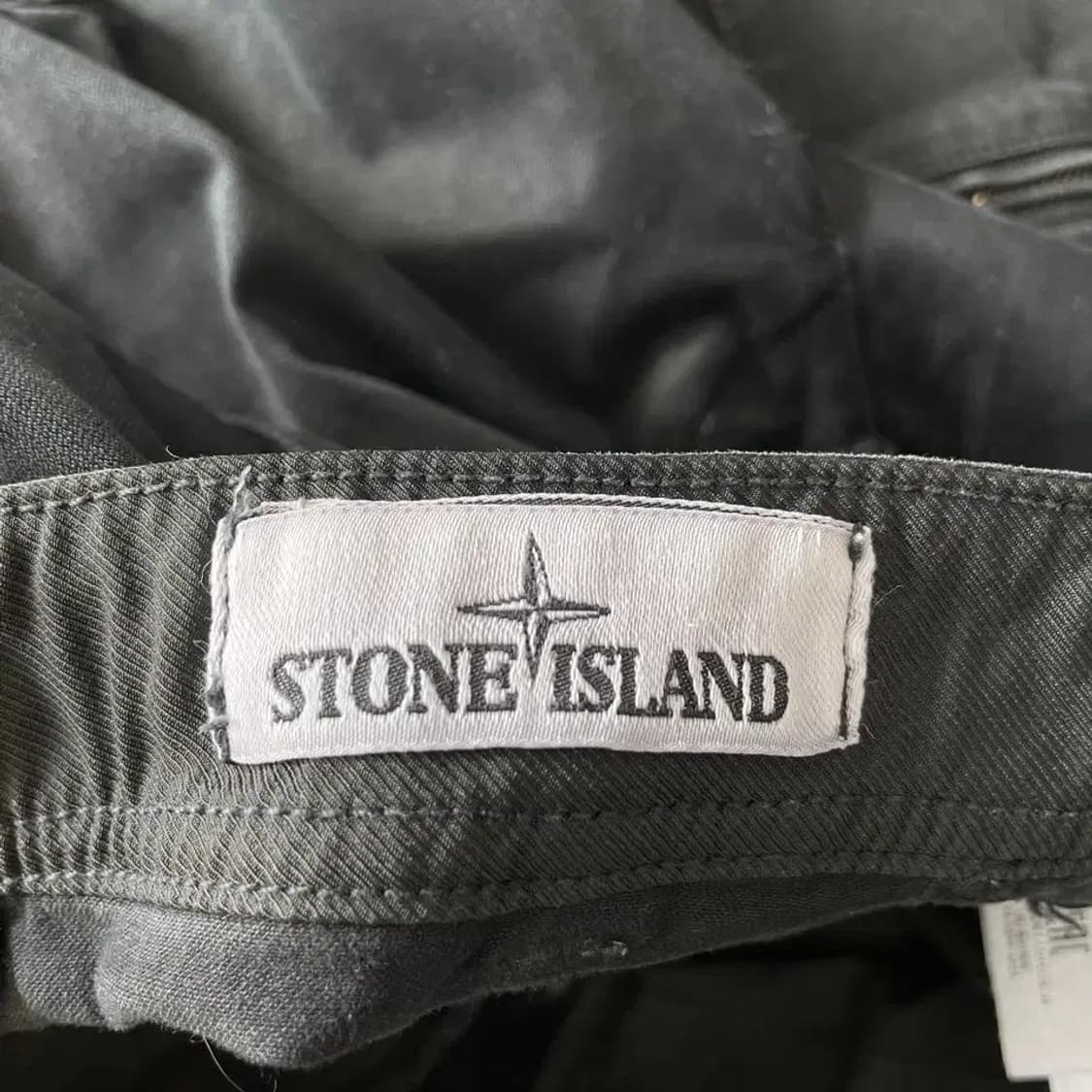 30 스톤아일랜드 카고 가먼트다이 블랙 팬츠 바지 상품이미지5