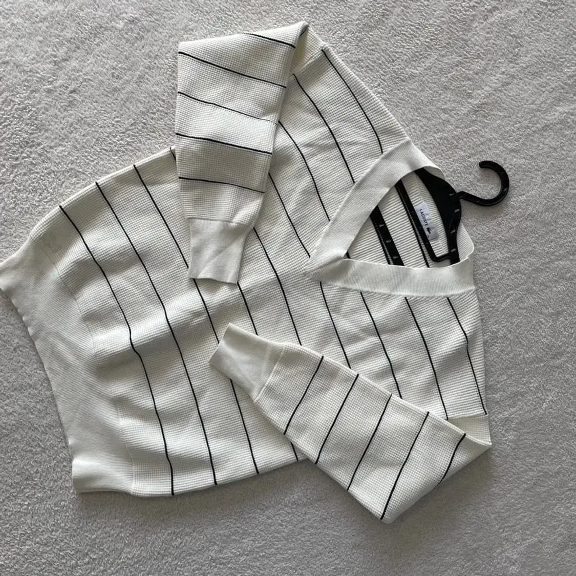 90 라코스테 여성 스트라이프 니트 풀오버 상품이미지3