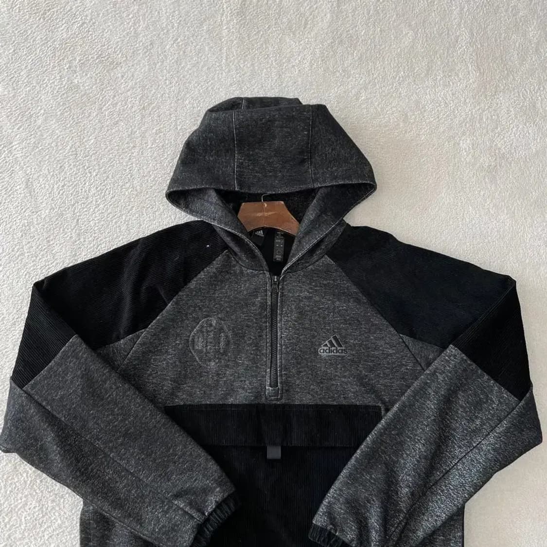 L 아디다스 코듀로이 기모 아노락 자켓 100 상품이미지2