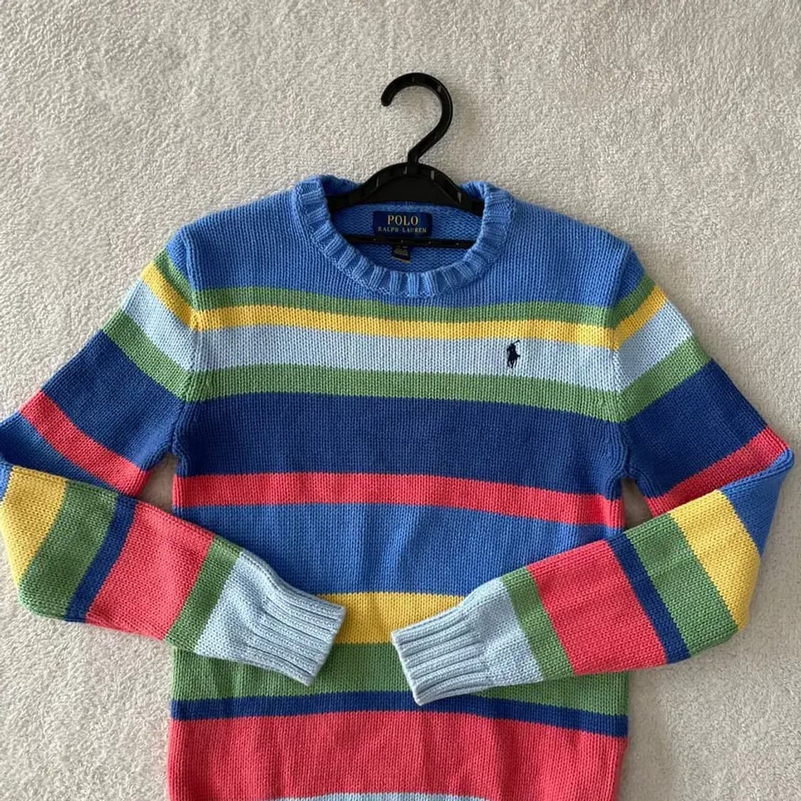 폴로 여성 멀티컬러 니트 보이즈 L 상품이미지2