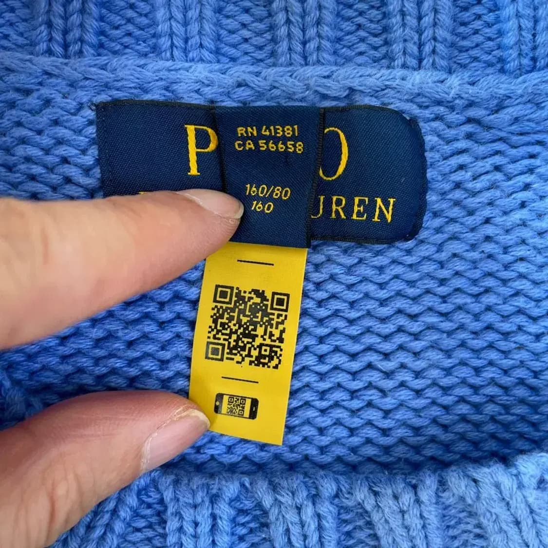 폴로 여성 멀티컬러 니트 보이즈 L 상품이미지5