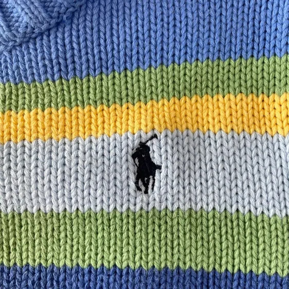 폴로 여성 멀티컬러 니트 보이즈 L 상품이미지6