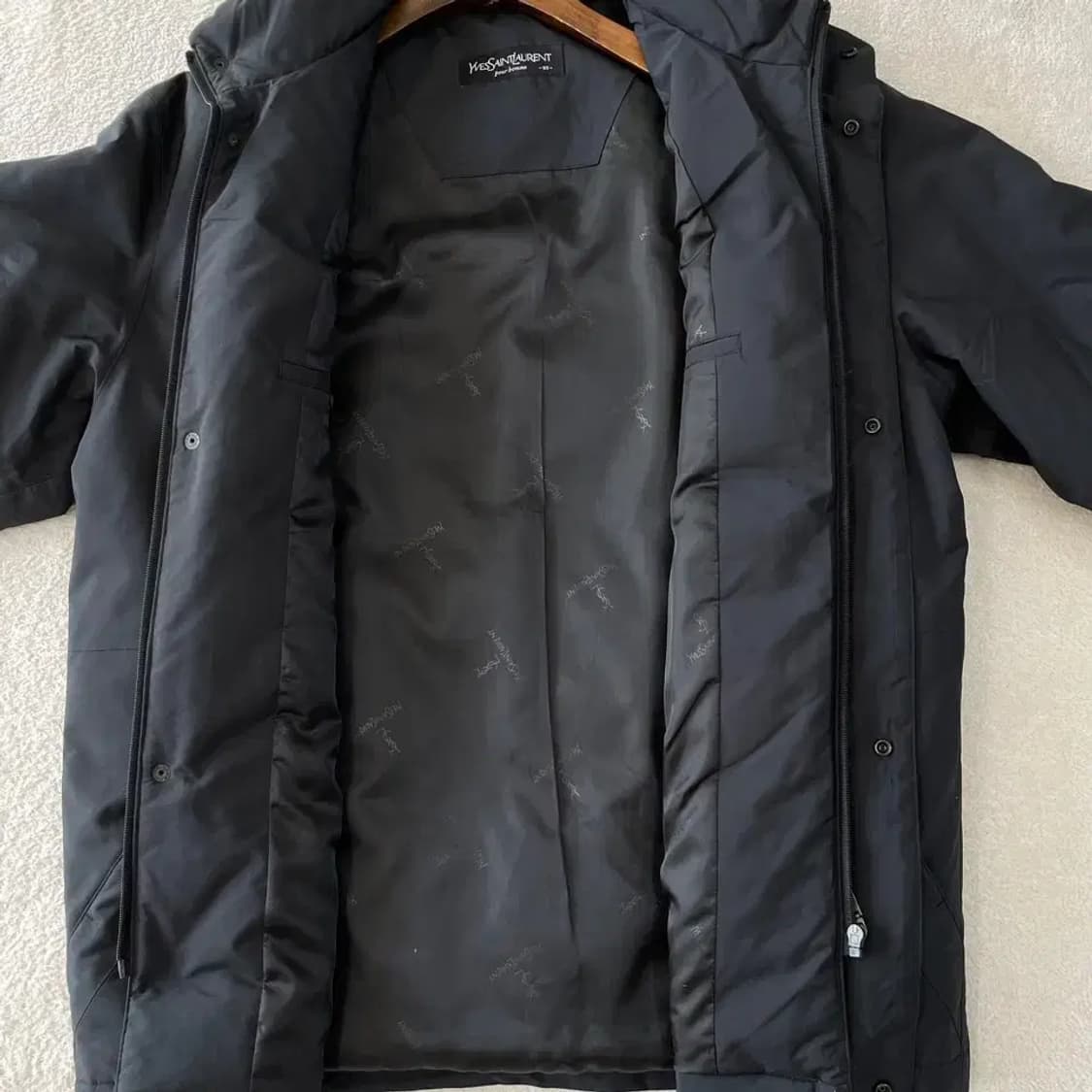 95 입생로랑 올드 구스다운 패딩 자켓 M 상품이미지5