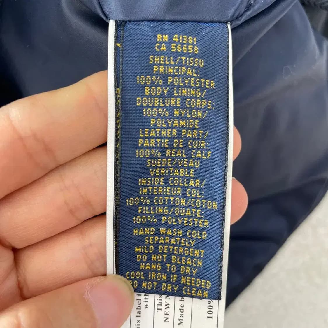 S 폴로 남성 퀼팅 베스트 조끼 네이비 상품이미지6