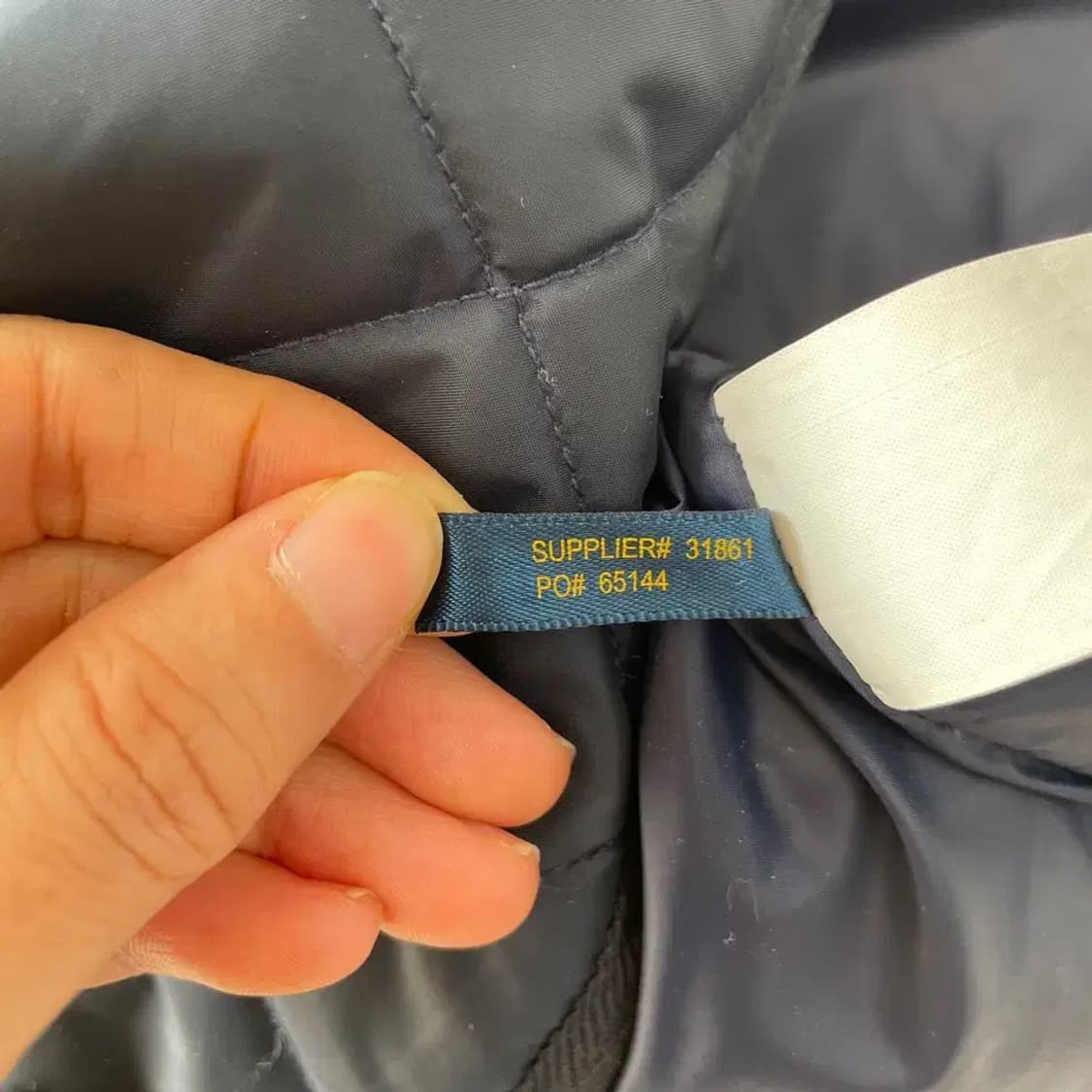 S 폴로 남성 퀼팅 베스트 조끼 네이비 상품이미지7