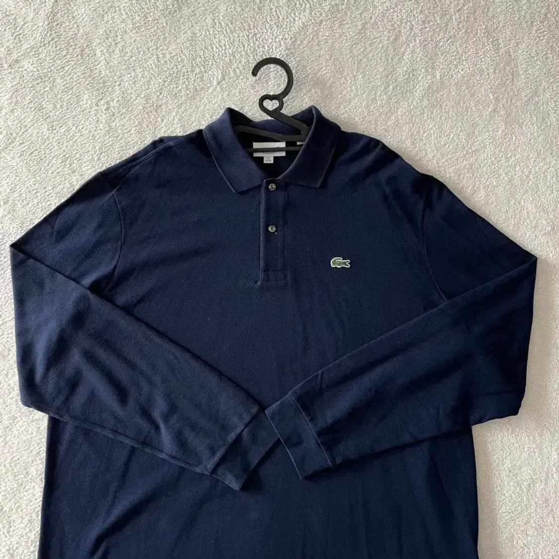 XXXL 라코스테 남성 긴팔카라티 네이비 빅사이즈 상품이미지2