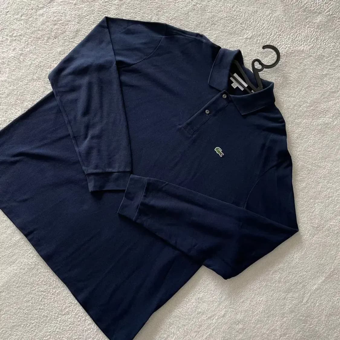 XXXL 라코스테 남성 긴팔카라티 네이비 빅사이즈 상품이미지3