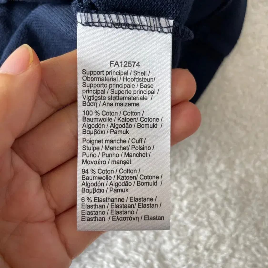 XXXL 라코스테 남성 긴팔카라티 네이비 빅사이즈 상품이미지6