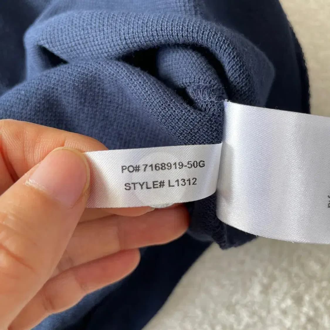 XXXL 라코스테 남성 긴팔카라티 네이비 빅사이즈 상품이미지7