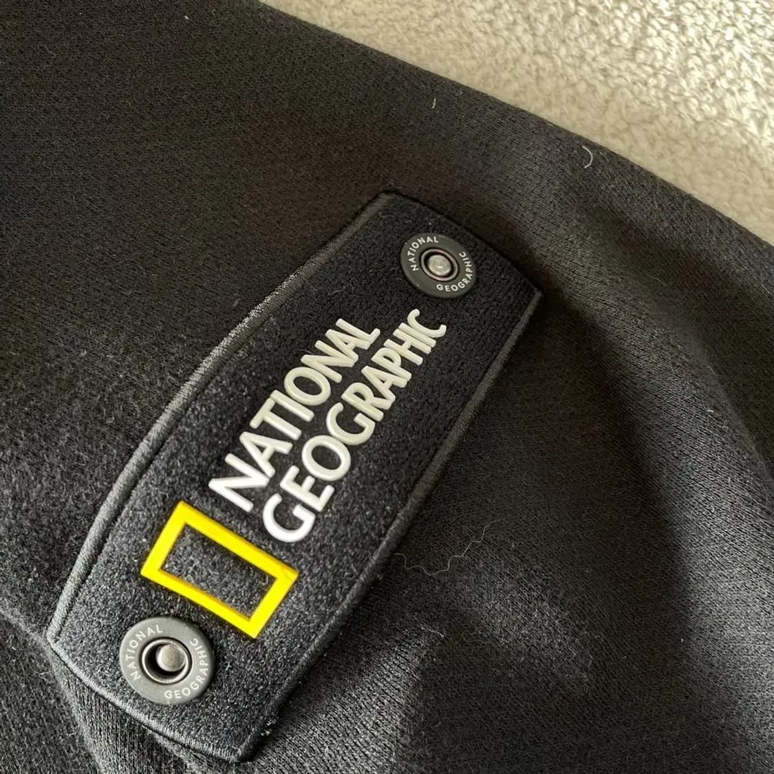 XL 내셔널지오그래픽 블랙 맨투맨 105 상품이미지6