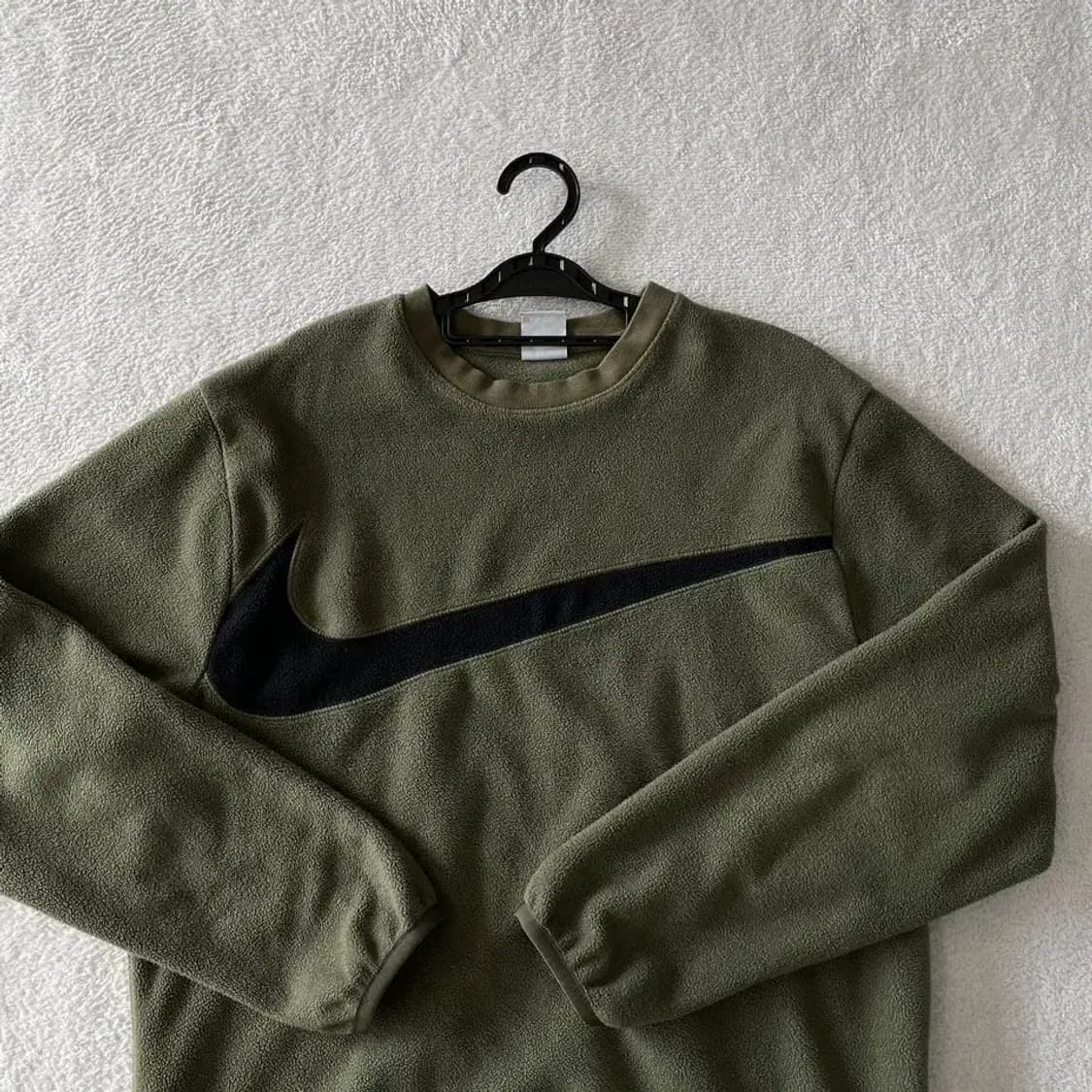 L 나이키 후리스 풀오버 카키 100 상품이미지2