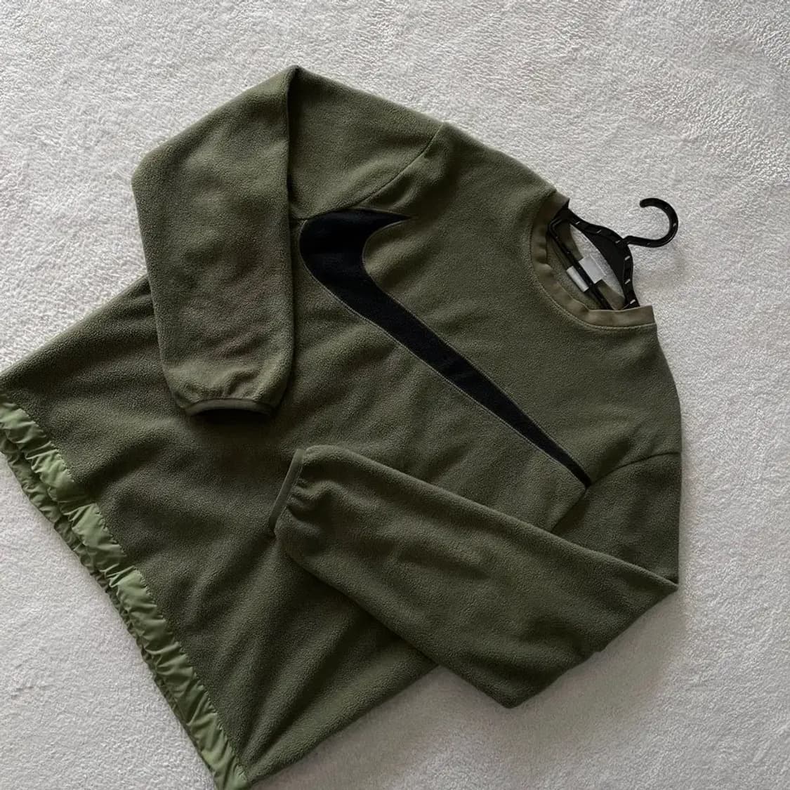 L 나이키 후리스 풀오버 카키 100 상품이미지3