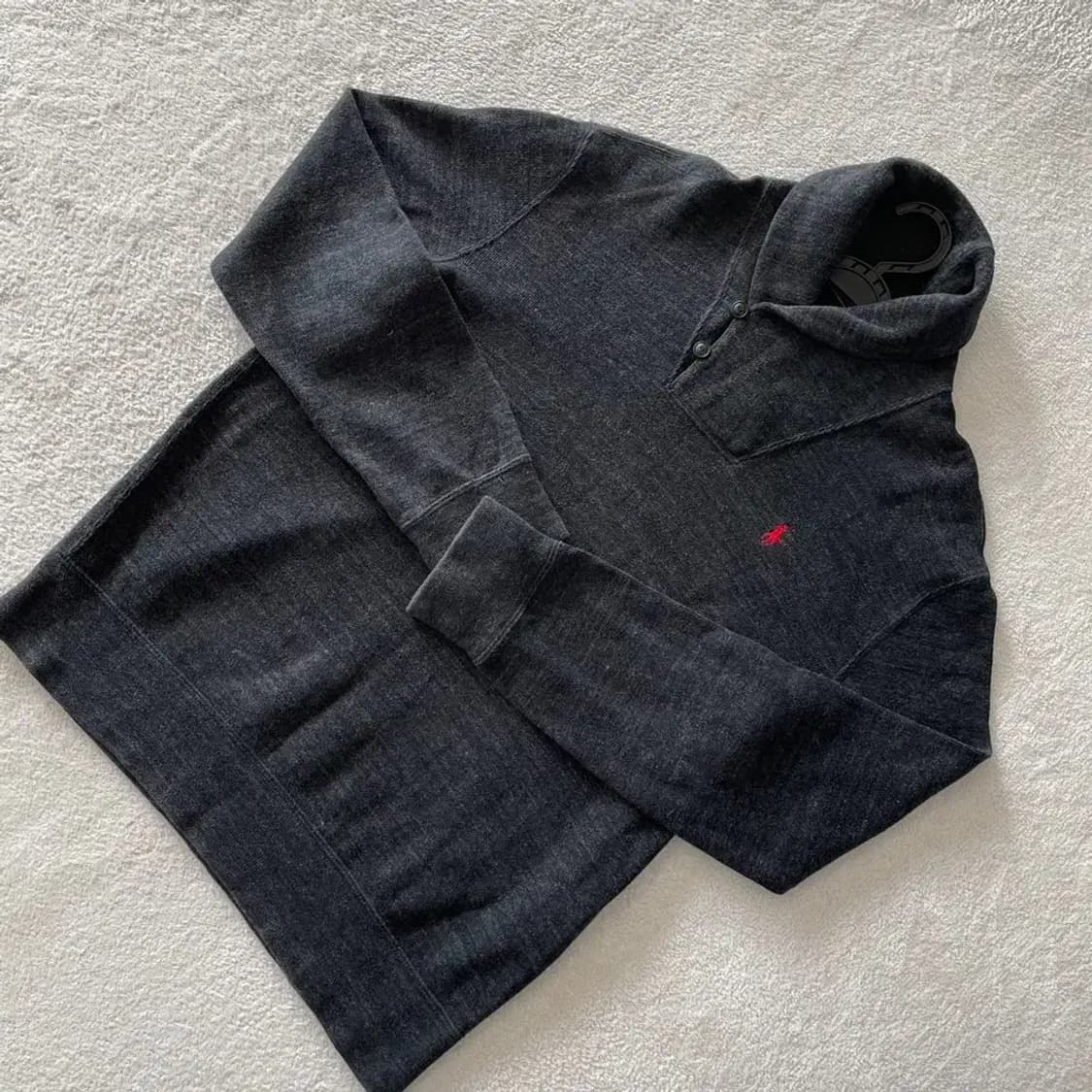 폴로 숄카라 니트 L 상품이미지3