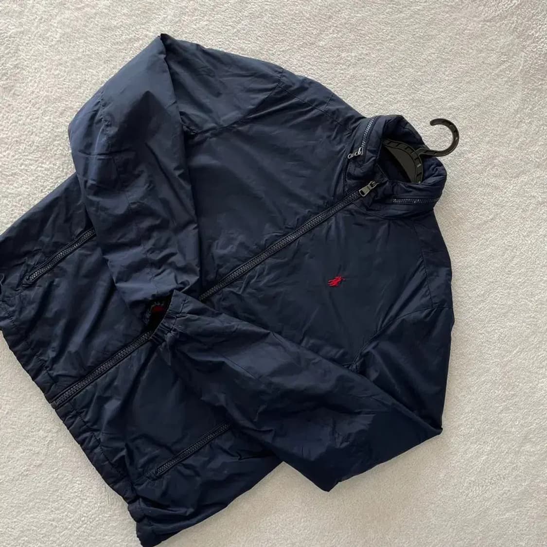 M 폴로 레드포드 경량패딩 자켓 네이비 블루종 상품이미지3