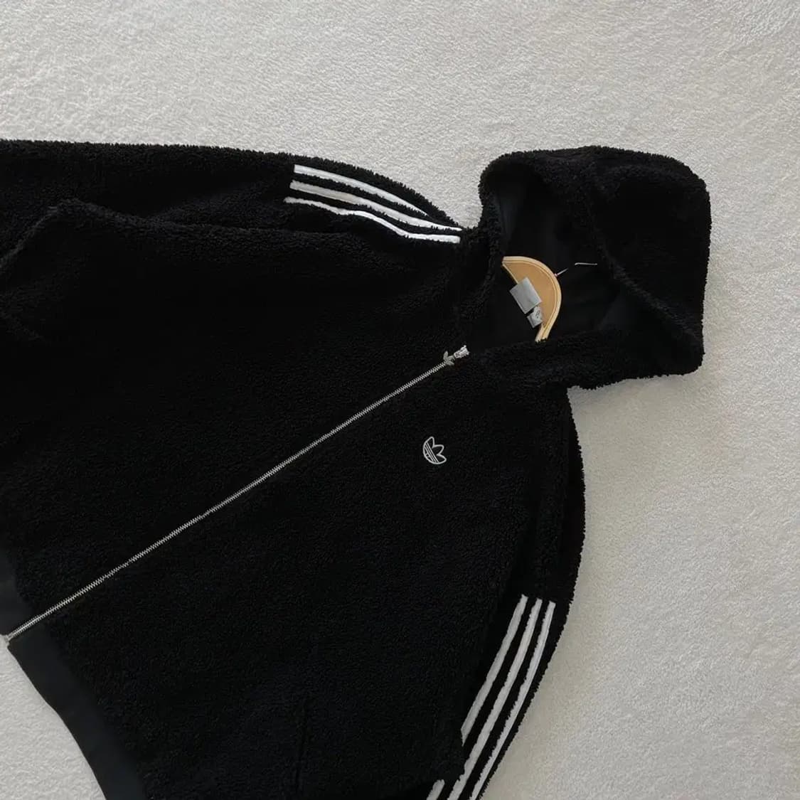 아디다스 여성 후리스 풀집 자켓 파이어버드 상품이미지3