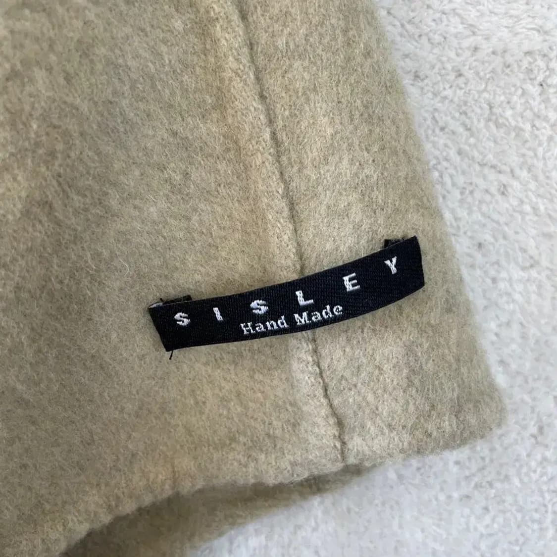 시슬리 2023 울 캐시미어 메리 헤링본 여성 롱코트 95 상품이미지6