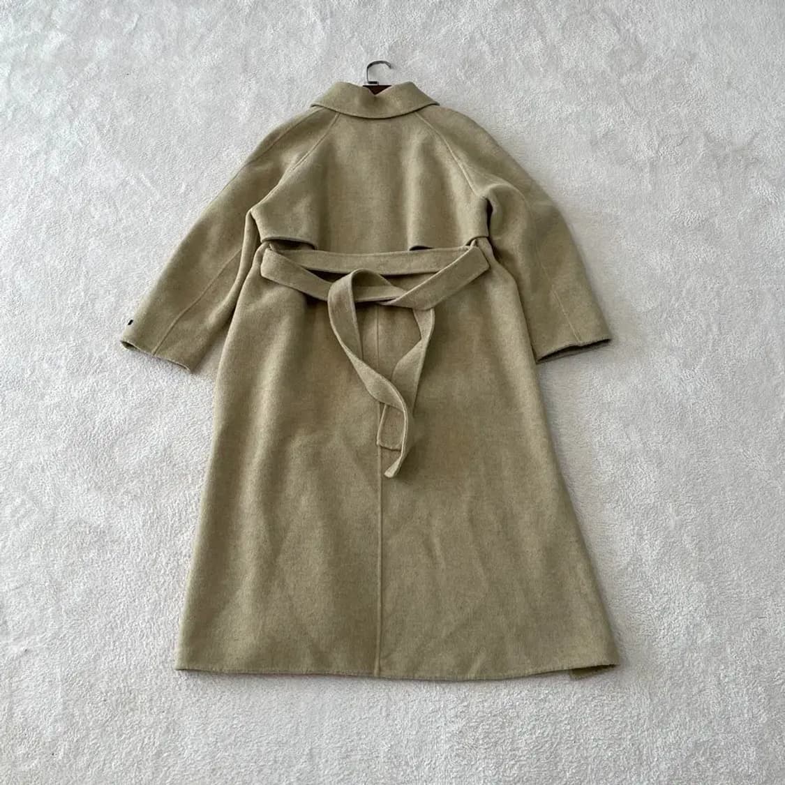 시슬리 2023 울 캐시미어 메리 헤링본 여성 롱코트 95 상품이미지9