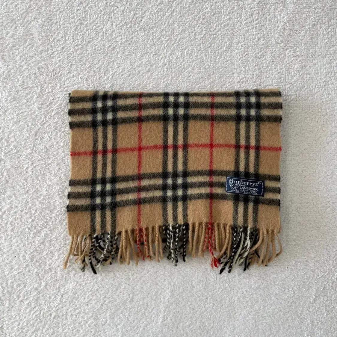 버버리 램스울 베이지 머플러 목도리 상품이미지2