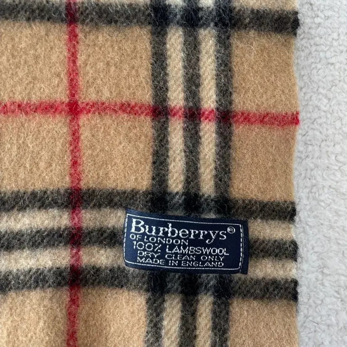 버버리 램스울 베이지 머플러 목도리 상품이미지3