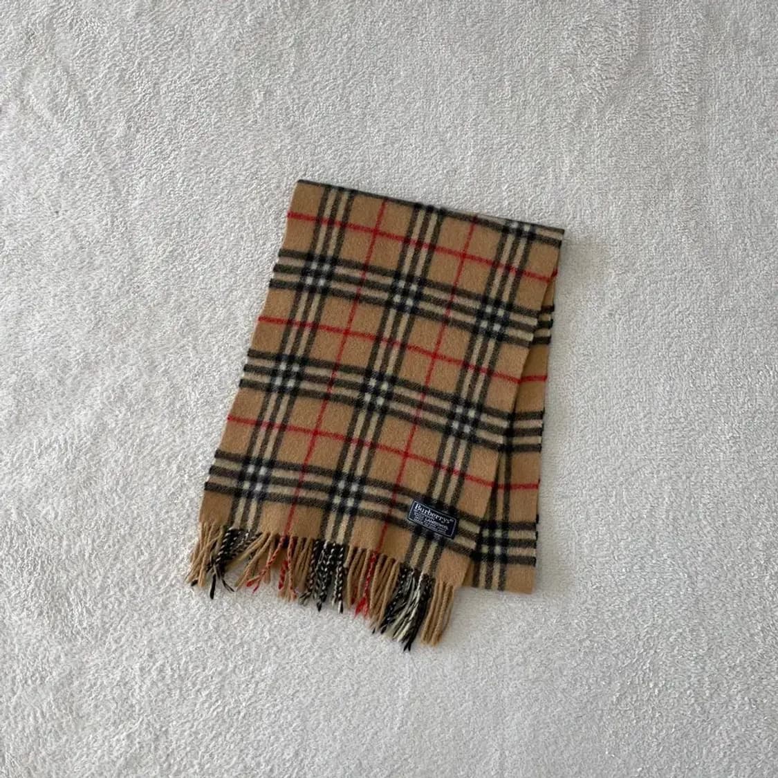 버버리 램스울 베이지 머플러 목도리 상품이미지4
